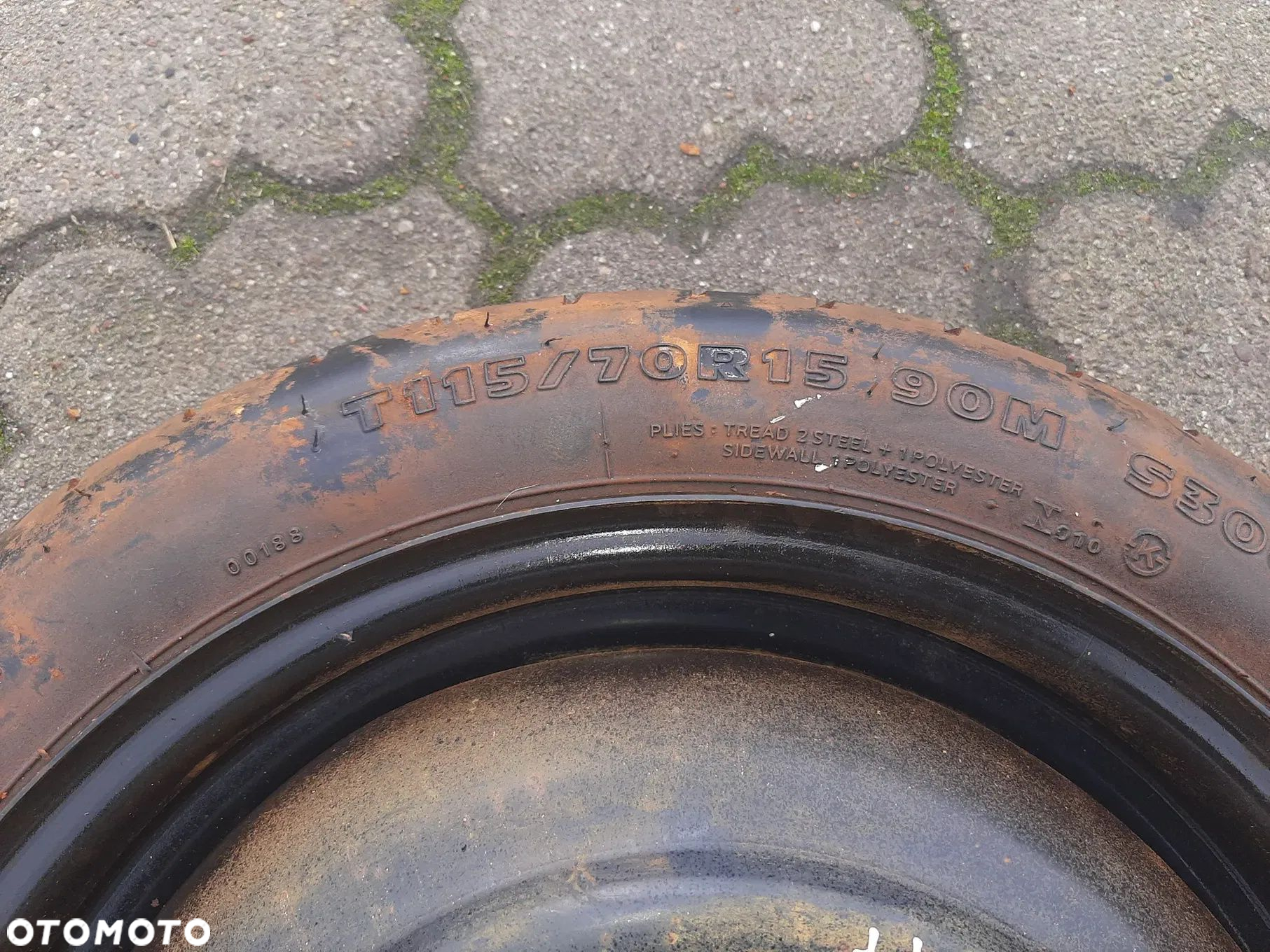 Smart Forfour I koło zapasowe dojazdowe 115-70-15 4x114,3 - 2