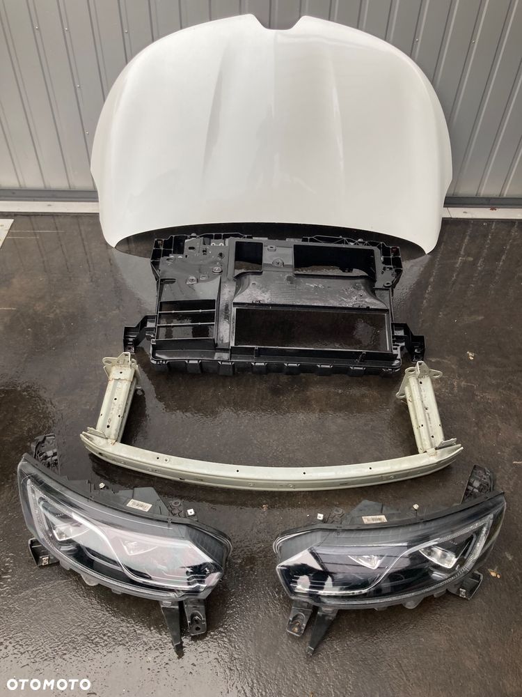 RENAULT ESPACE 5 V 17r MASKA PAS PRZEDNI  LAMPY FULL LED BELKA ZDERZAKA KOMPLETNY PRZÓD LAMPA wzmocnienie czołowe - 1