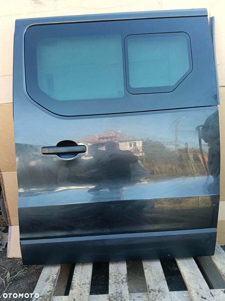 Drzwi boczne przesuwne kompletne lewe Fiat Talento czarne 347 - 4