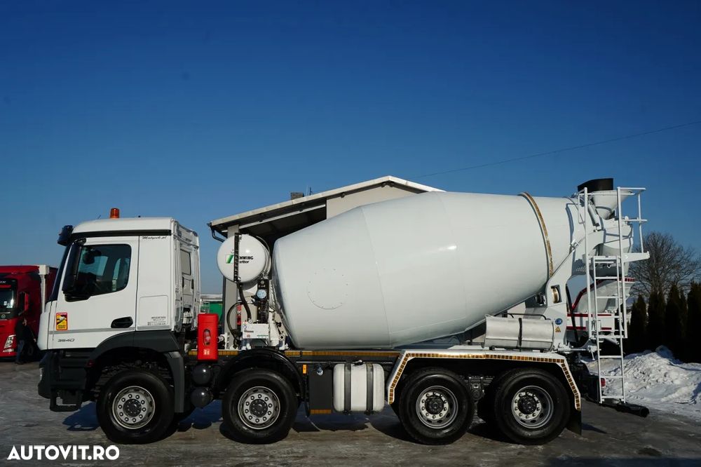 Mercedes-Benz AROCS 3540 / GRUSZKA 9M3 / 8x4 / BETONOMIESZARKA / AUTOMAT / 2022 ROK - 3