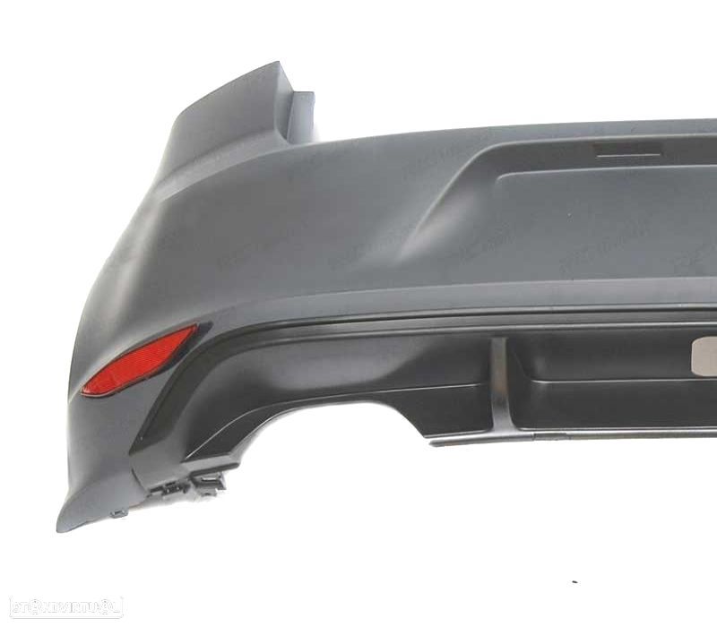 PARA-CHOQUES TRASEIRO VOLKSWAGEN VW GOLF 7 12-17 LOOK R20 - 3