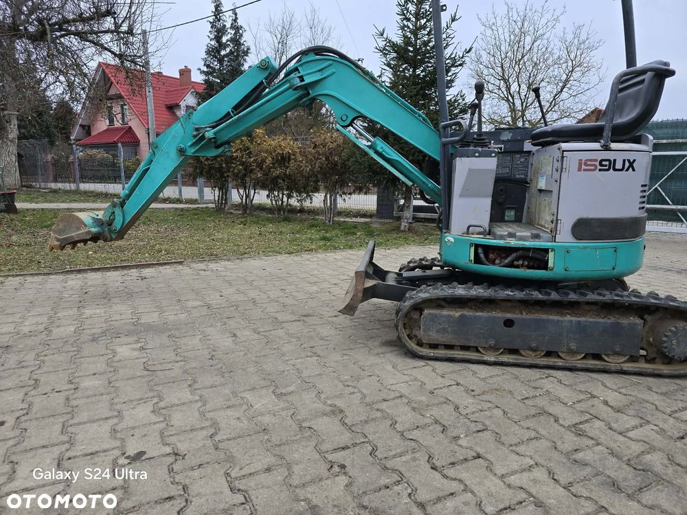 Kubota IHI is9ux Japonska minikoparka Oryginalna po serwisie 1 tona 1653 moto godziny Yanmar Film - 18