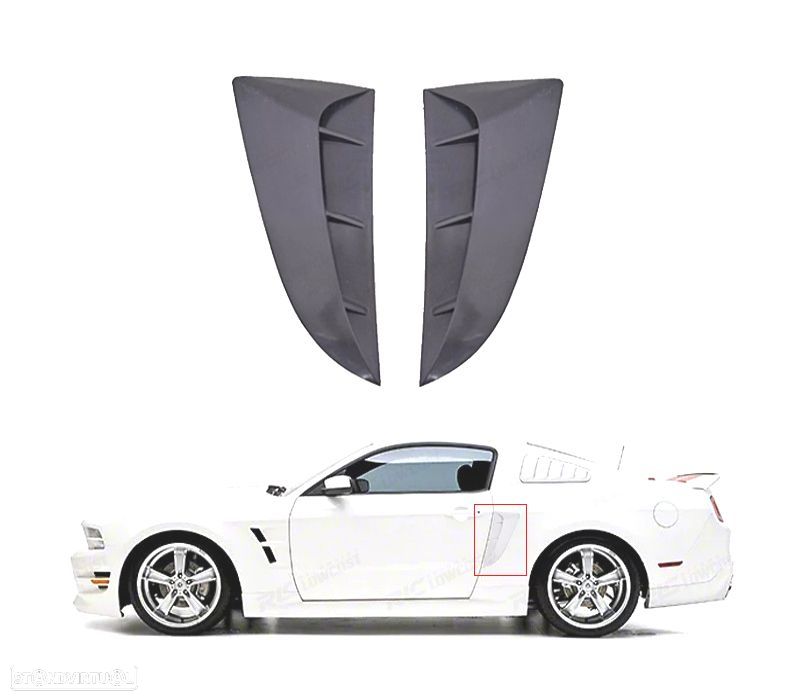 ENTRADAS DE AR LATERAIS TRASEIRAS FORD MUSTANG 10-14 - 1