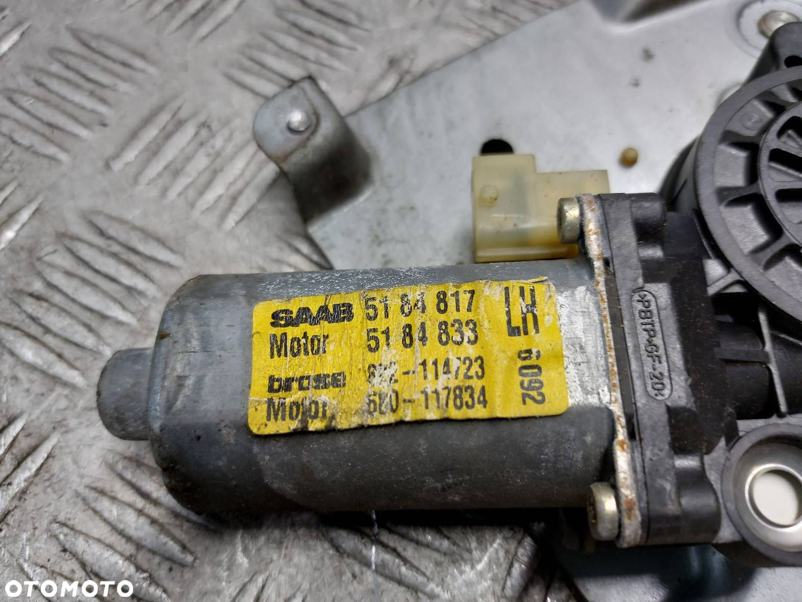 MECHANIZM SZYBY ELEKTRYCZNY LEWY PRZÓD SAAB 9-5 I 5184817 - 2