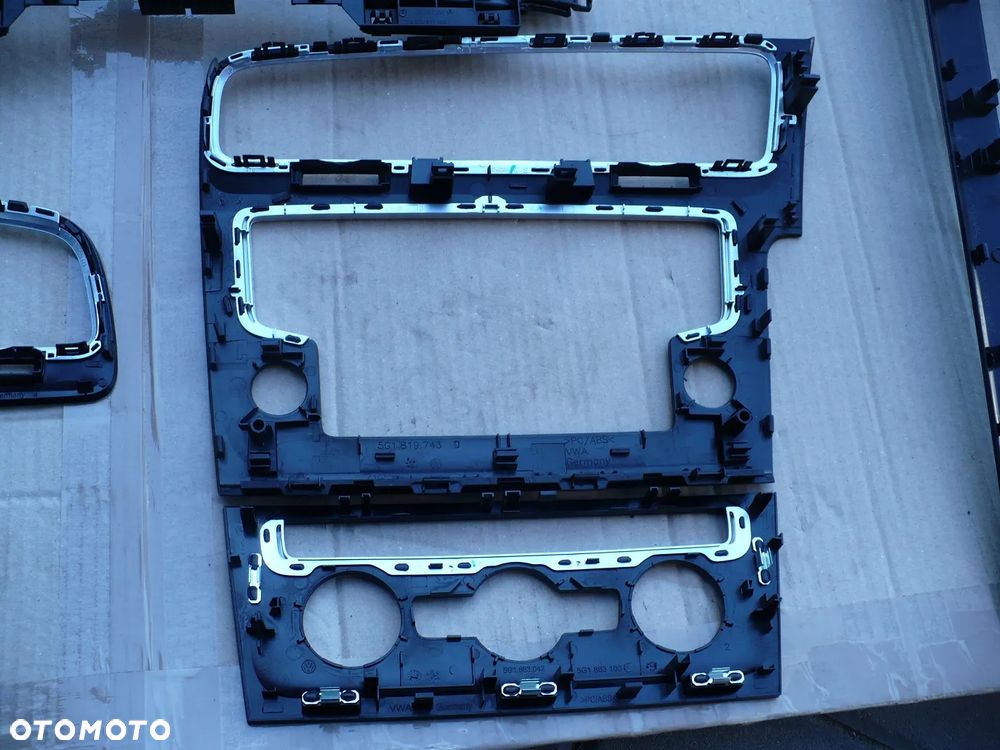 vw golf 7 VII oslony dekory deski konsoliEU - 8