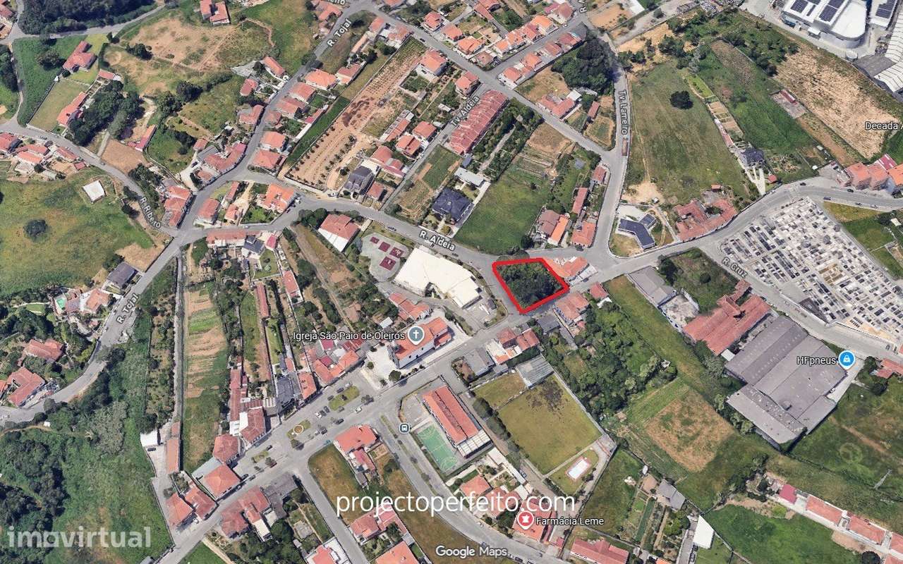 Lote de Terreno  Venda em São Paio de Oleiros,Santa Maria da Feira - Grande imagem: 2/5