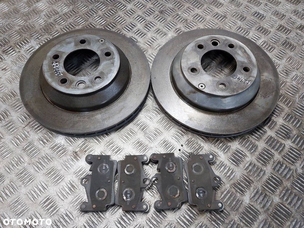 TARCZE HAMULCOWE TYŁ ZIMMERMANN + KLOCKI BOSCH PORSCHE CAYENNE I 7P - 1