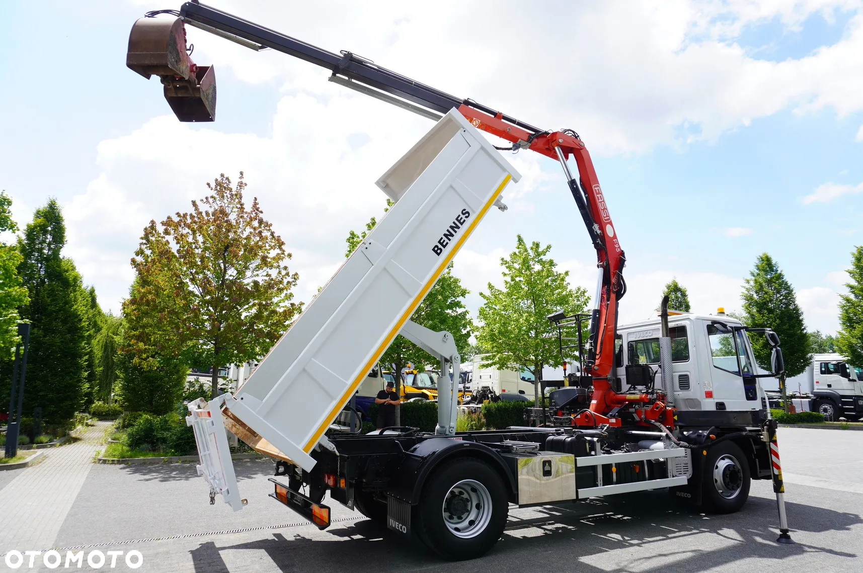 Iveco Eurocargo 160E22 EEV Wywrotka / Bortmatic / HDS FASSI F95A.0.22 - 11