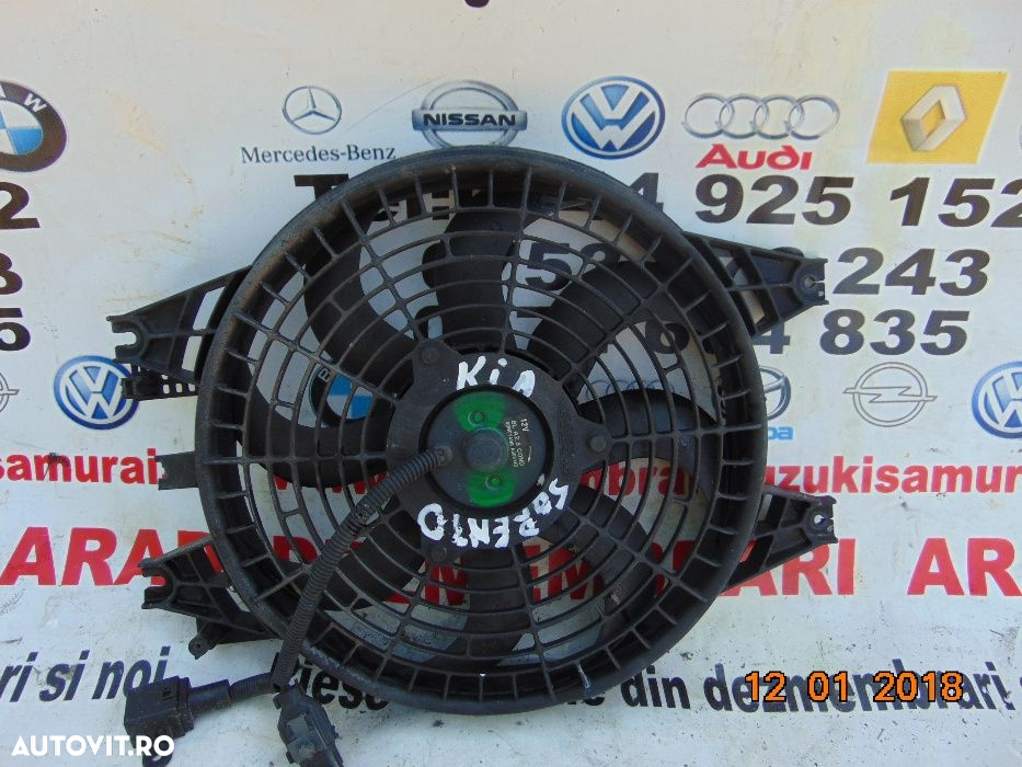 Ventilator Kia Sorento 2.5crdi paleta bimetal electroventilator motor - 5