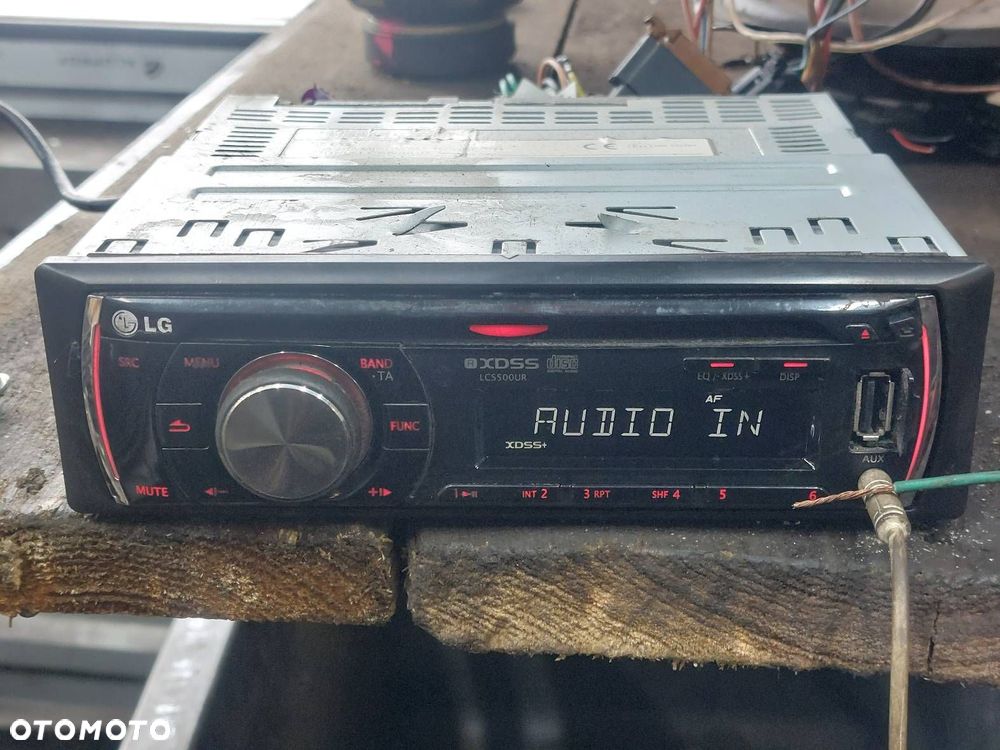RADIO ODTWARZACZ SAMOCHODOWY 1 DIN LG LCS500UR CD USB AUX - 8
