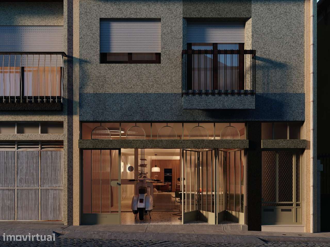 Apartamento T2 renovado com varanda fechada em Lordelo do Ouro, Porto - Grande imagem: 2/18