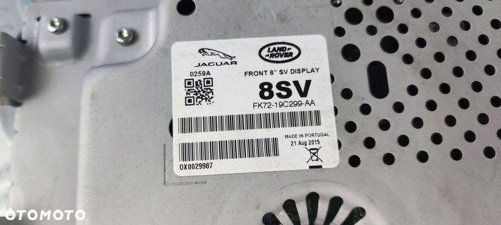 FK72-19C299-AC wyświetlacz ekran radia nawigacji JAGUAR XJ X351 LIFT XE - 5