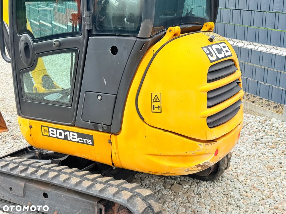 JCB MINIKOPARKA JCB 8018 3 Łyżki Stan IDEALNY - 10