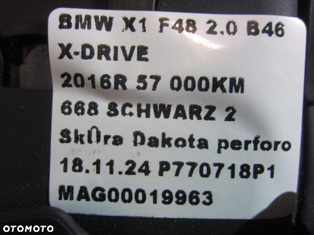 BMW X1 F48 F45 2 PODUSZKA KIEROWCY AIRBAG USA ORYGINAŁ 6877541 32306877541 - 11