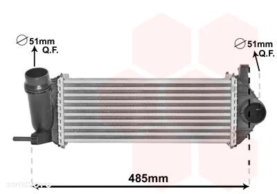 Chłodnica Powietrza Intercooler Mercedes Citan I 2012-2020 Nowy 4150900114