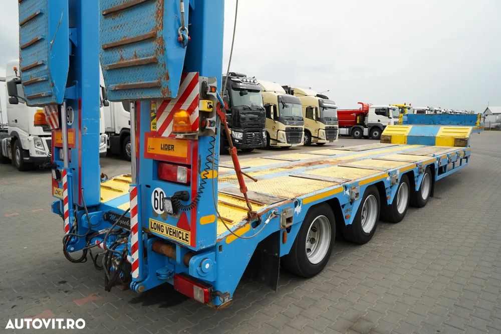 Lider CAMIOANĂ LEADER CU GĂRTĂ JOS / LĂȚITĂ / 4 AXE / AXE DE DIRECȚIE / MASĂ NETĂ AUTOMĂTĂ: 60.000 KG / IMPORTATĂ - 14