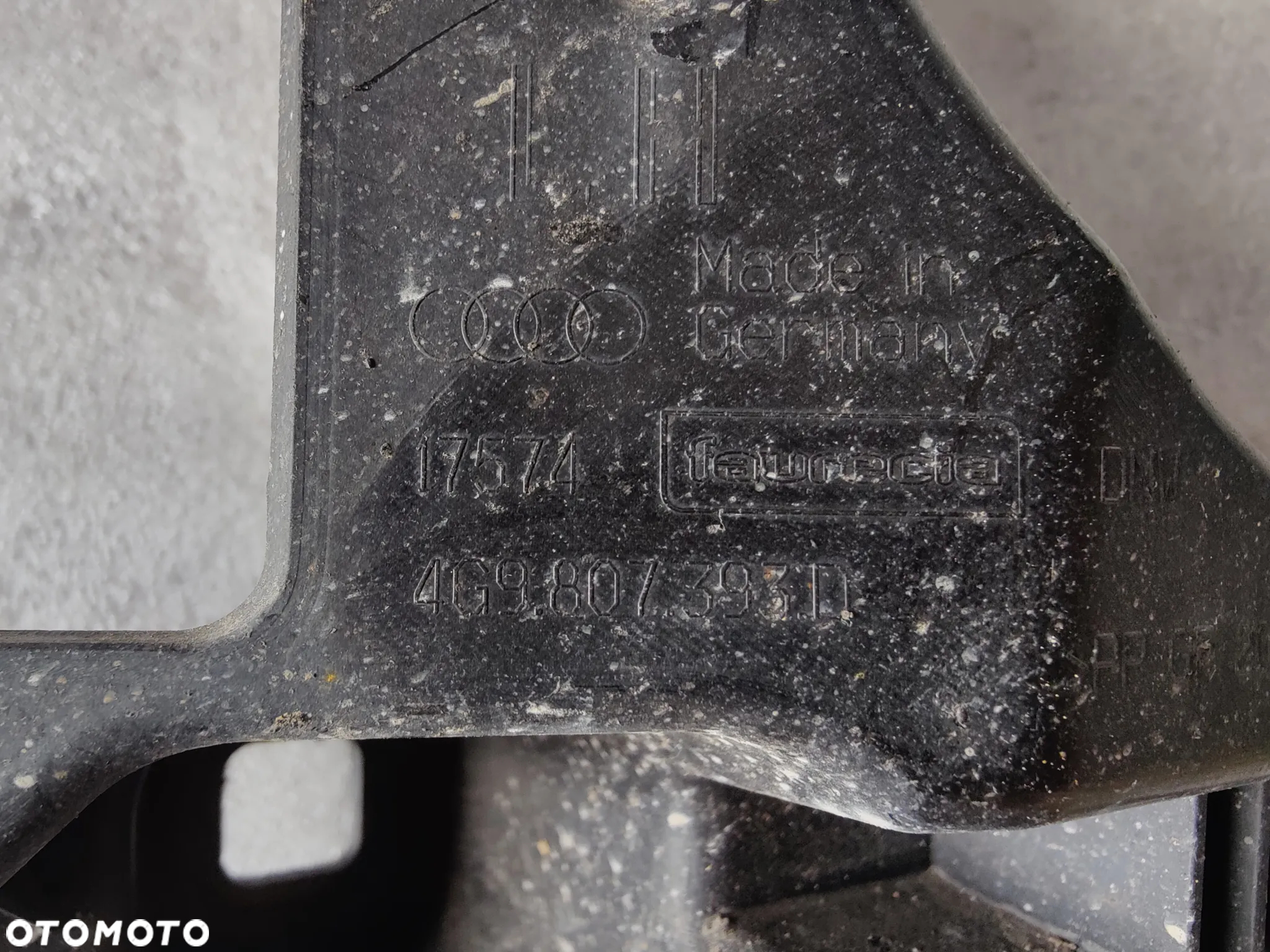 AUDI A6 C7 AVANT UCHWYT MOCOWANIE ŚLIZG ZDERZAKA TYLNEGO PRAWY LEWY 4G9807393D 4G9807394D - 4