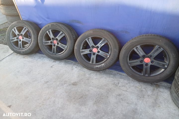 Jante aliaj cu anvelope 15 - set 195/65 R15 ET52.5 6JJX15H2 195/65 R1 - 2