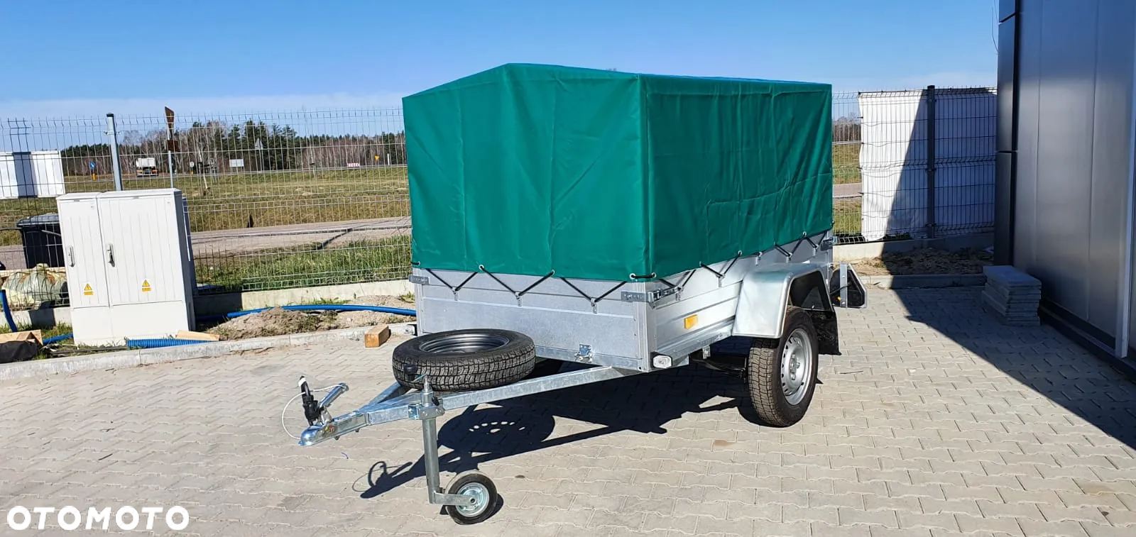 Rydwan Dostawa przyczepka 245x125x130 DMC750kg, stelaż i plandeka RESOR! SOLIDNA I MOCNA - 18