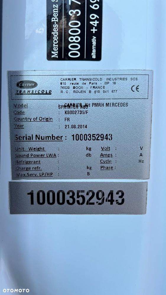Mercedes-Benz SPRINTER 310 CDI CHŁODNIA HAKOWA TBV IMPORT Z NIEMIEC OD 1.WŁ MROŹNIA -10 - 12