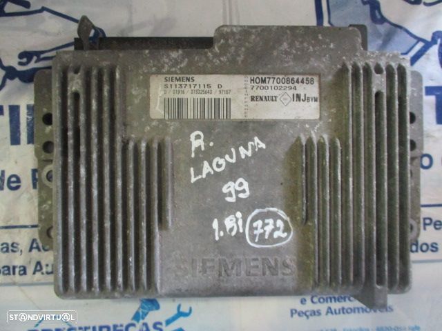 Centralina 7700864458 7700102294 RENAULT LAGUNA 1999 1.8 I SIEMENS RENAULT LAGUNA 1997 1.8I 90Cv 5P CINZA SIEMENS - 1