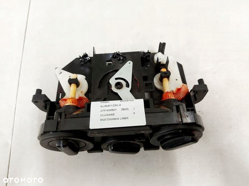 nissan juke f15 panel nawiewu klimatyzacji 2751000b21 - 4