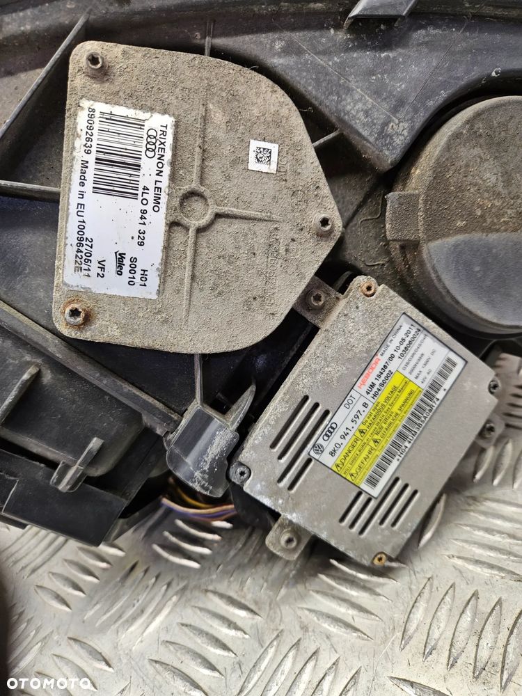 AUDI Q7 4L LIFT 09-15R LAMPA PRZOD BI-XENON + LED TRIXENON PRAWA 4L0941004AH LEWA 4L0941003AH - 10