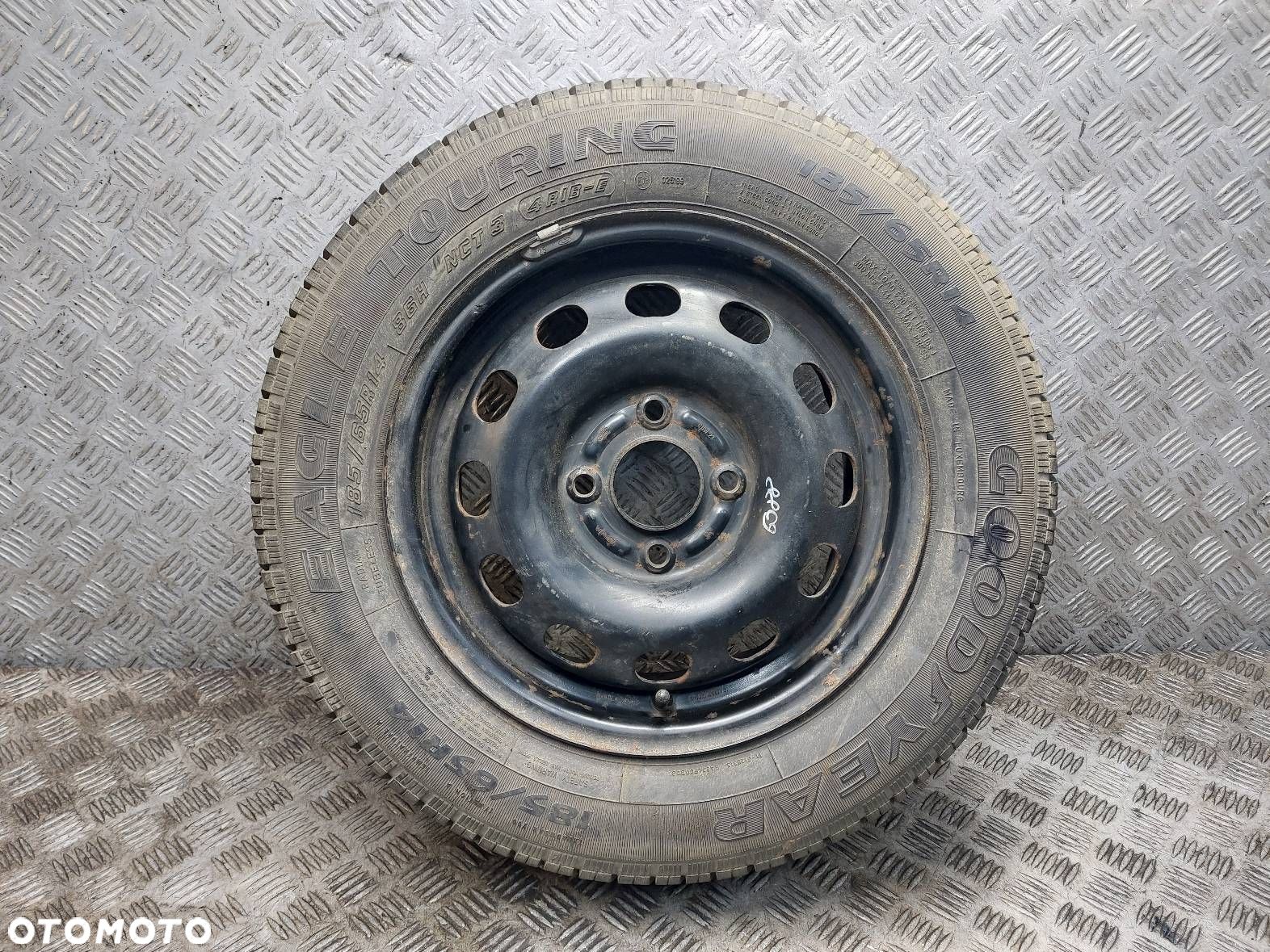 KOŁO FELGA OPONA ZAPAS 4X108 5,5Jx14 FI63,4 185/65R14 FORD FOCUS MK1 - 1