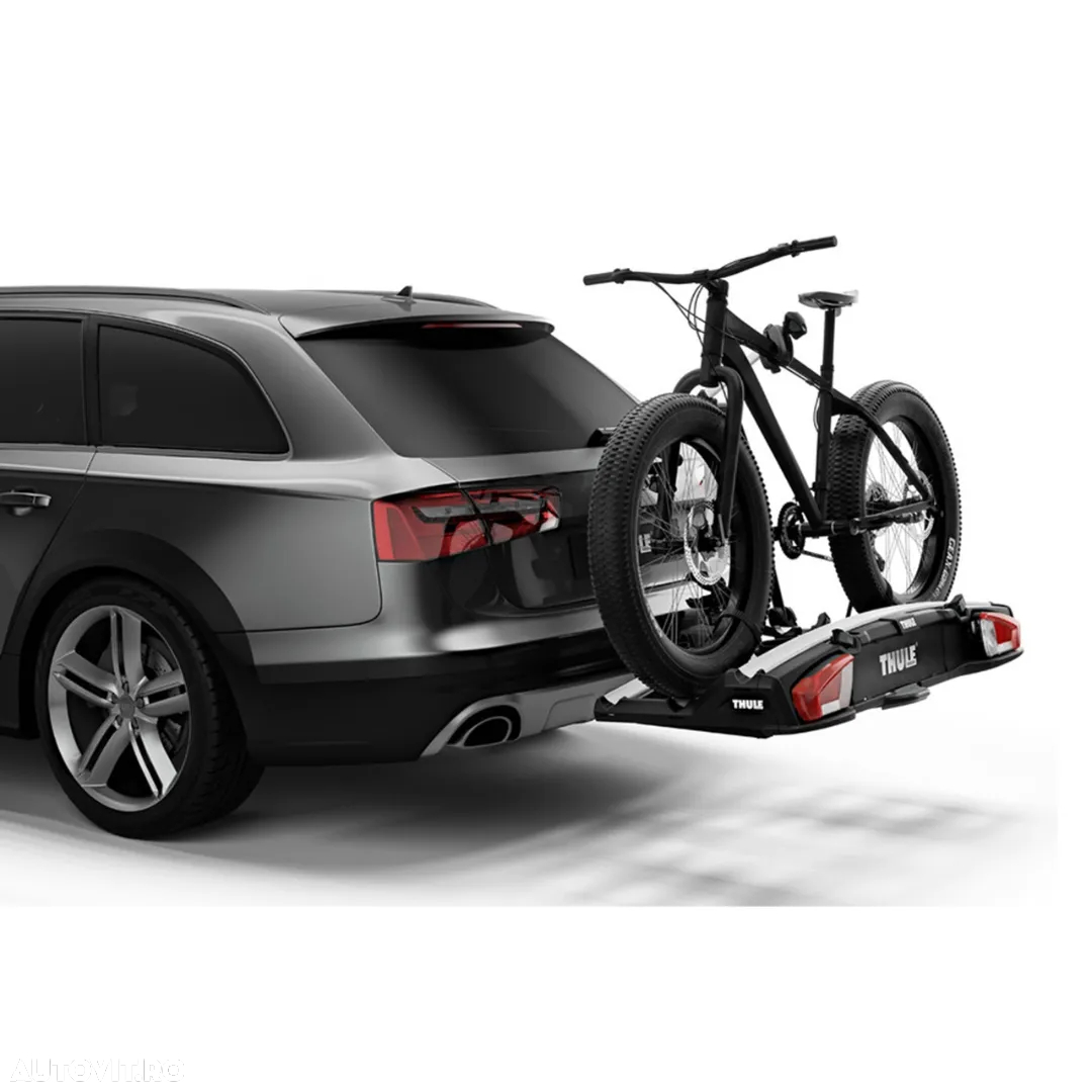 Suport 3(4) biciclete Thule VeloSpace 939 XT3 cu prindere pe carligul de remorcare (13pini)+Adaptor 9381 pentru biciclete Thule VeloSpace XT pentru cea de-a 4 bicicleta,Nou_cu Factura & Garantie,PRET BF - 9