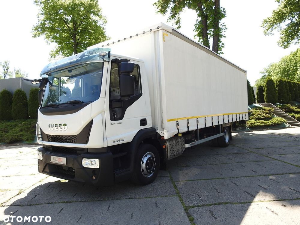 Iveco EUROCARGO 120 - 220 PLANDEKA WINDA 20 PALET AUTOMAT KLIMATYZACJA LEDY PNEUMATYKA  BLIŻNIACZE KOŁA 220KM - 20