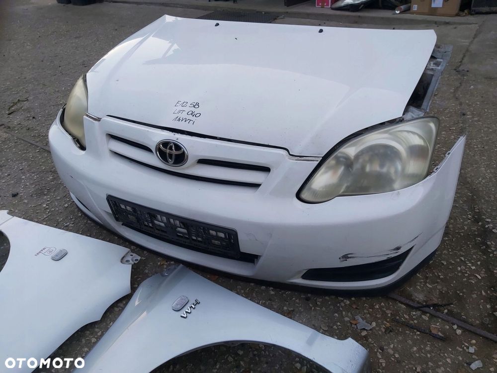 Toyota Corolla E12 Lift kompletny przód zderzak maska błotnik lampa pas EU - 3