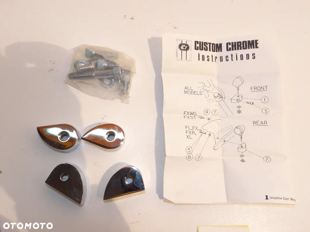 Harley Davidson Evo Twin cam mocowanie kierunkowskazów przód/tył mocowania A12 - 5