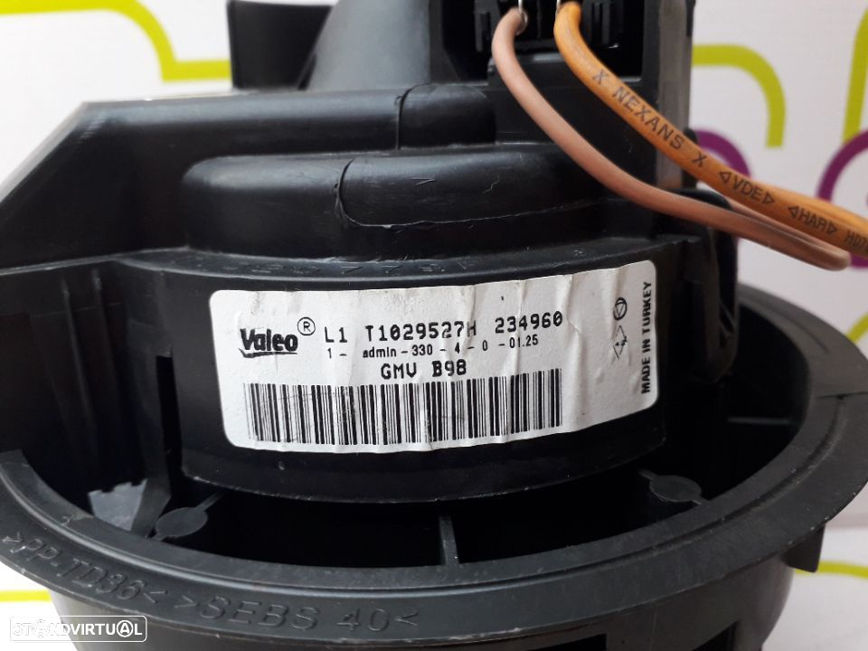 Motor Chauffage Renault Clio IV 1.5 dCi 75 Cv de 2014 - Ref: T1029527H - NO360009 - 4