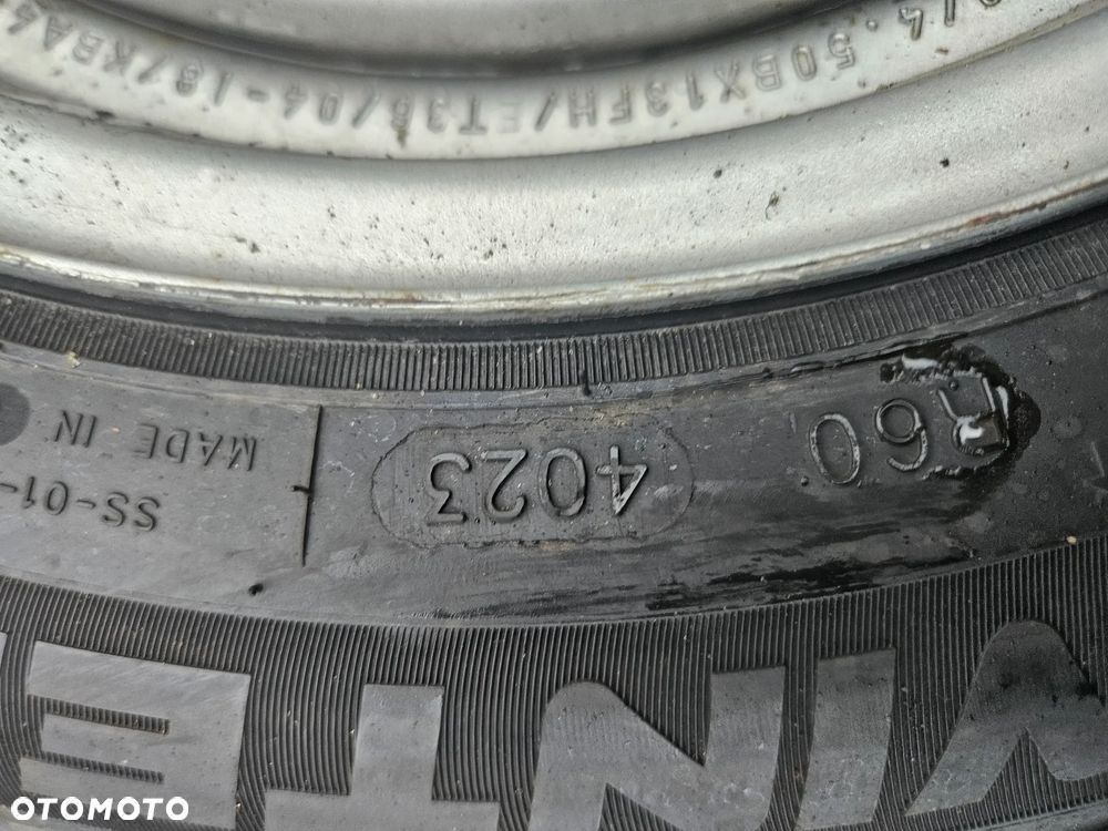 4 koła rozstaw 4x100 145/70r13 zima - 8