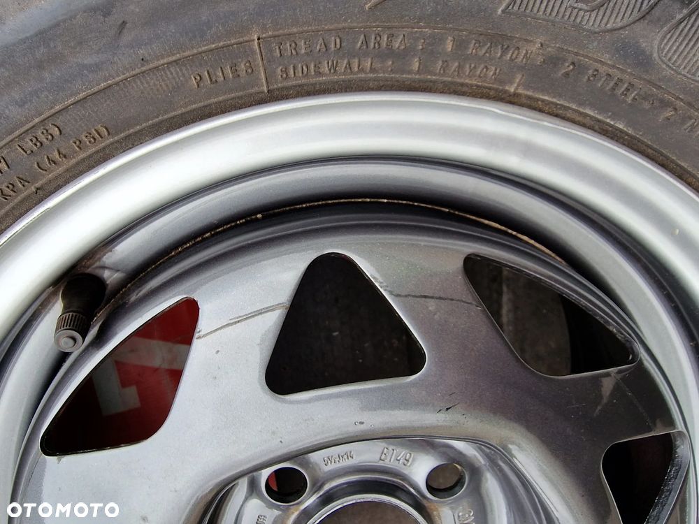 KOŁO ZAPASOWE OPEL KADETT ET 49 OPONA DUNLOP 185/60 R14 14" - 5
