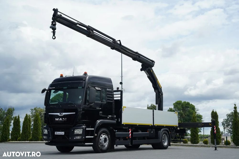 MAN TGS 18.460 / 4X2 / DROPSIDE / PALFINGER PK 230001 / MAX. LOAD CAPACITY: 5,950 KG / NAVI / ROTATOR / PARKING AIR CONDITIONING / MANUAL / EURO 6 - 2