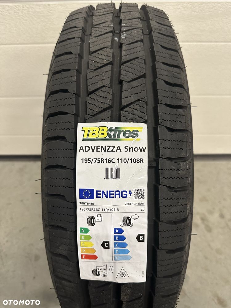 240netto ZIMOWA OPONA 195/75 r16C dostawcza bus ZIMA TBB TIRES