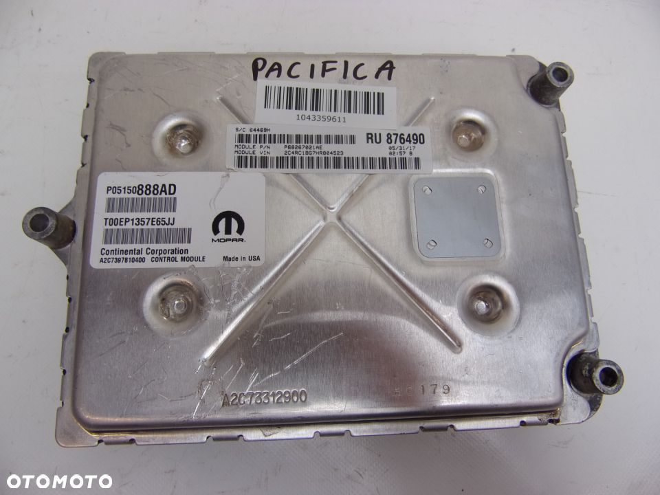 CHRYSLER PACIFICA 3.6 16- KOMPUTER SILNIKA 05150888AD 68267021AE - 6