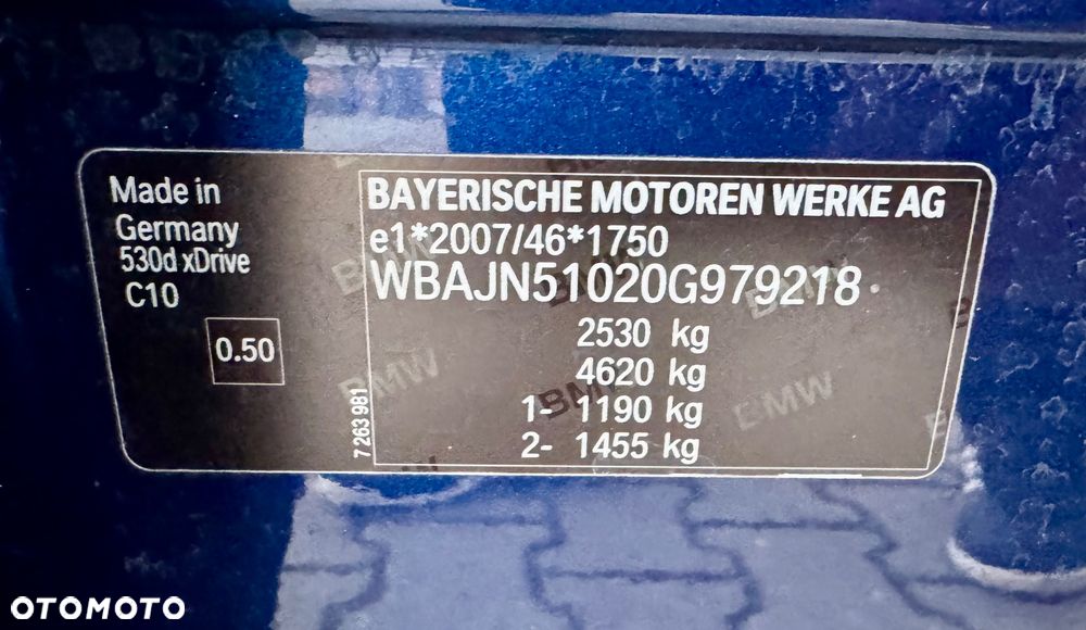 BMW Seria 5 530d xDrive M Sport sport - 28
