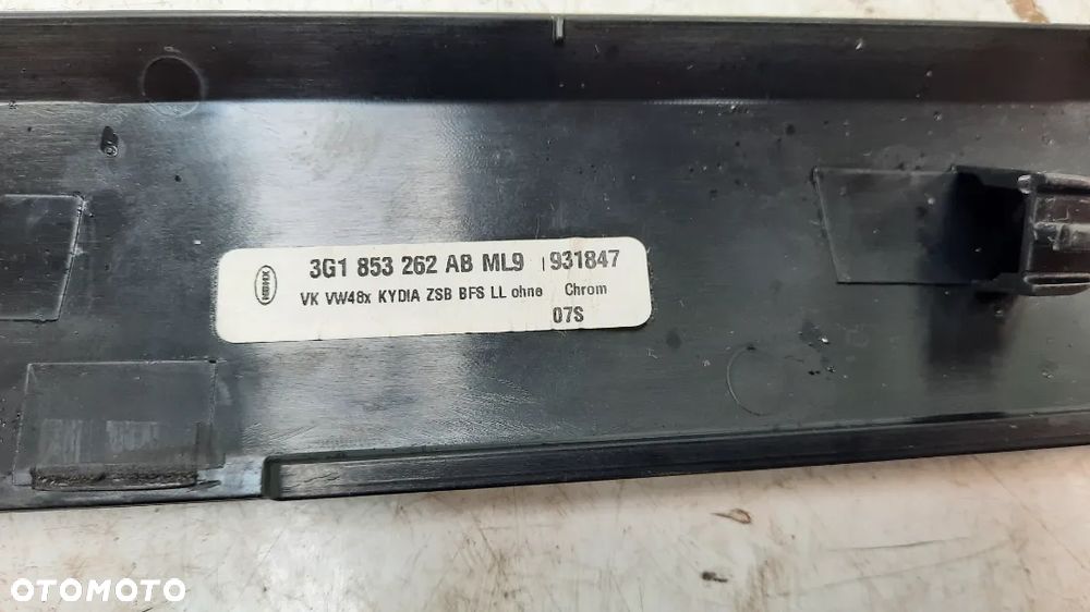 VW PASSAT B8 LISTWA KONSOLI ORYGINAŁ  3G1853262 - 9