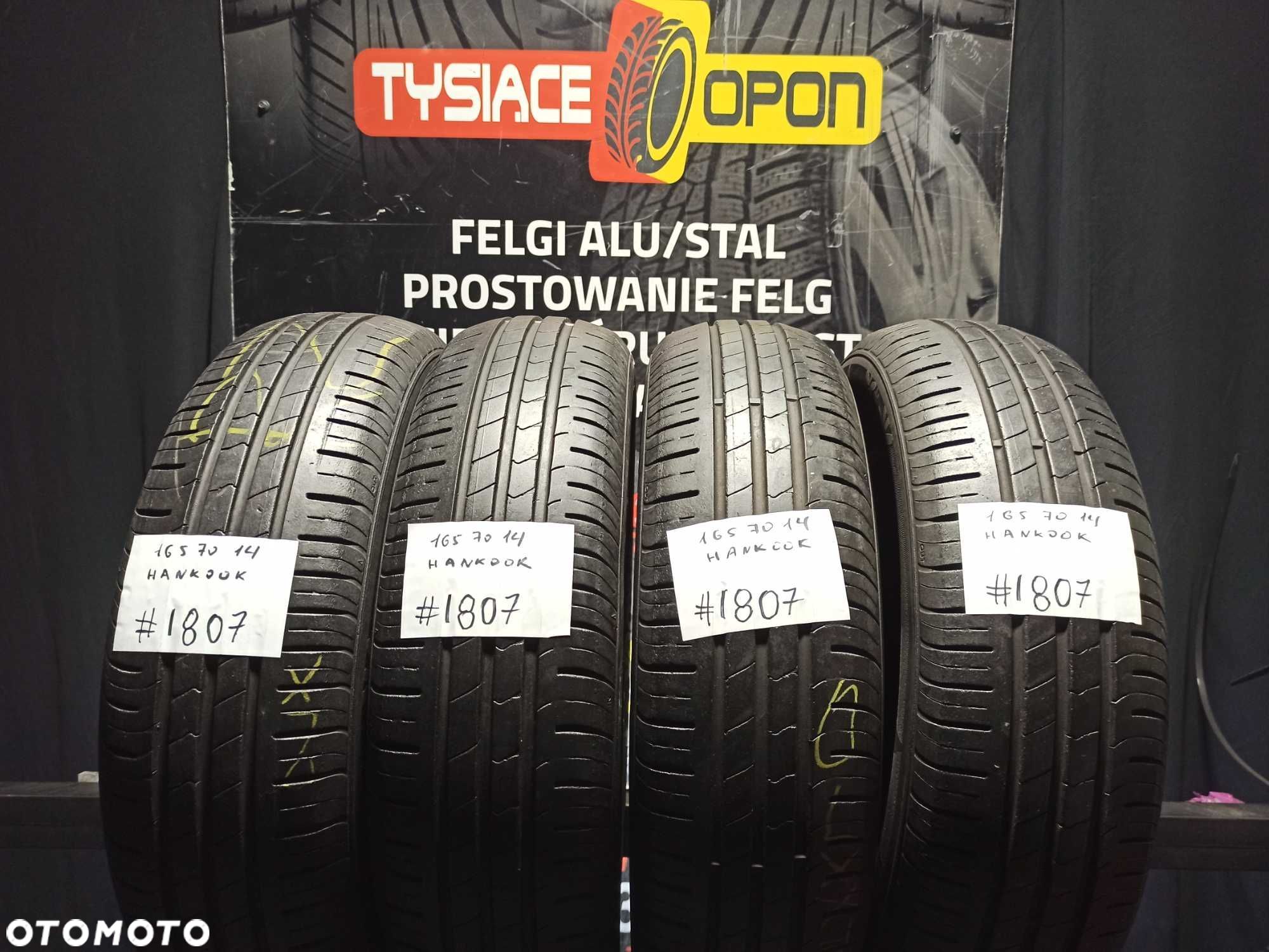 Opony Letnie 165/70/14 HANKOOK KINERGY KOMPLET #1807 - 1