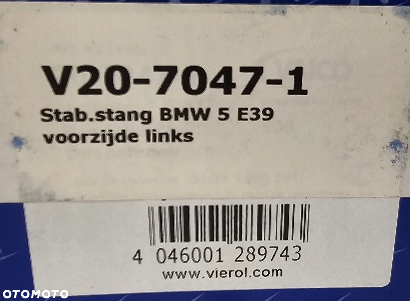 2x NOWY DRĄŻEK STABILIZATORA LEWY PRAWY PRZÓD BMW 5 E39 / ALPINA E39 - 5