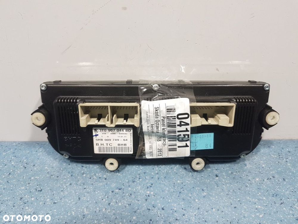 SKODA OCTAVIA II LIFT PANEL KLIMATYZACJI 3T0907044BD 9462 CFHC - 2