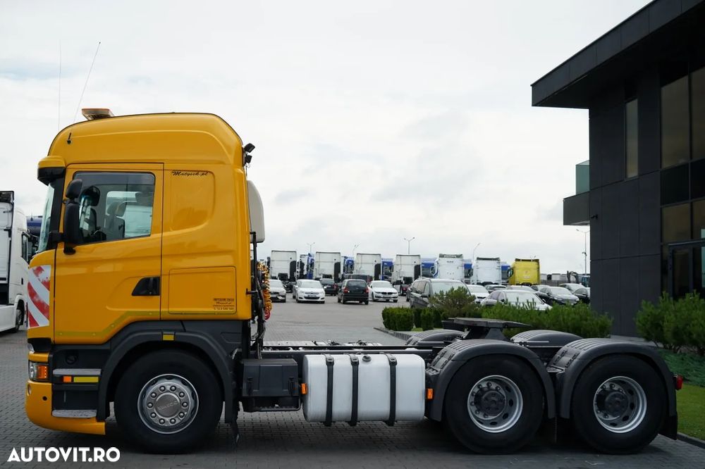 Scania R 520 / V8 / 6x4 / MTA: 110 TONE / I-PARK COOL / TRACTOR CU 3 AXE / EURO 6 - 6