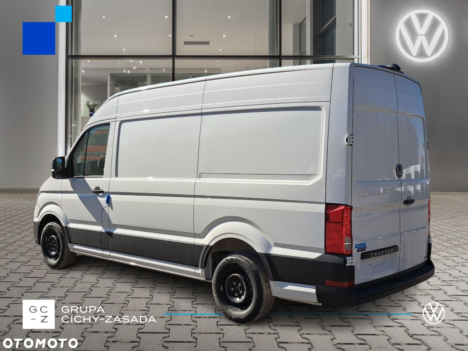 Volkswagen Crafter 35 Furgon z wysokim dachem silnik: 2,0 l EU6 SCR 177 KM / skrzynia biegów: 4MOTION automatyczna 8-biegowa rozstaw osi: 3640 mm - 3