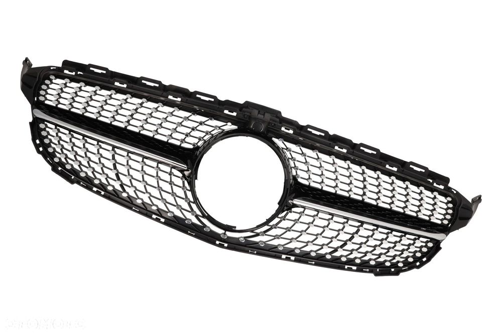 mercedes c-klasa w205 2014- przed lift grill atrapa chłodnicy na kamere - 3