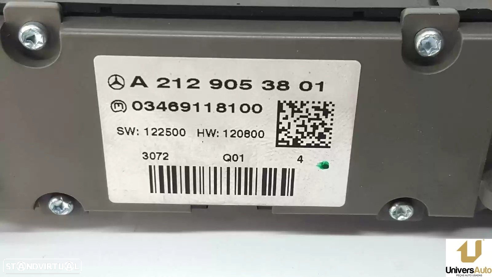 BOTÃO DE EMERGÊNCIA MERCEDES-BENZ CLASSE E 2013 -A2129053801 - 2