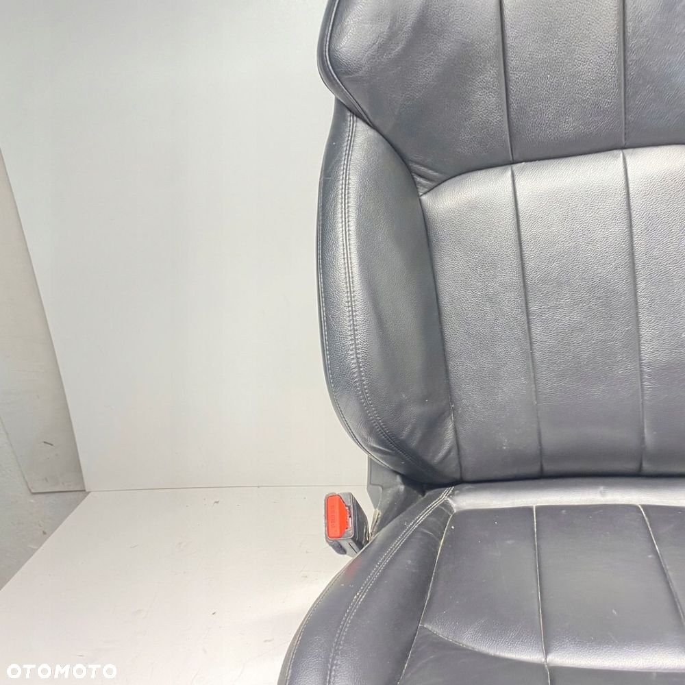 RANGE ROVER EVOQUE L538 FOTEL LEWY KIEROWCY AIRBAG SKÓRA CZARNY - 7