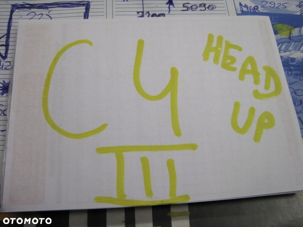 Konsola pulpit deska Citroen C4 III HEAD UP HEADUP - 7