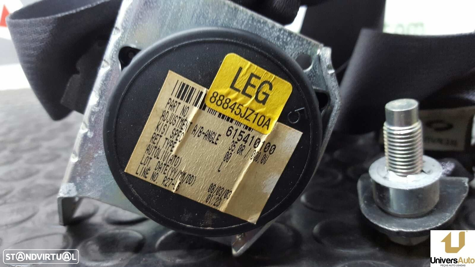 CINTO DE SEGURANÇA TRASEIRO ESQUERDO RENAULT KOLEOS DYNAMIQUE PACK1 - 4